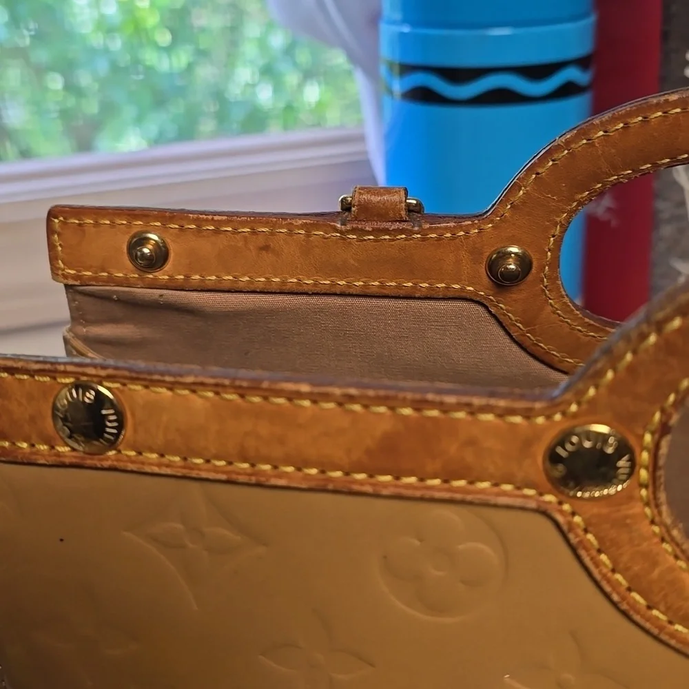 Vernis louis vuitton satchel shoulder bag with strap - Picture 6 of 14